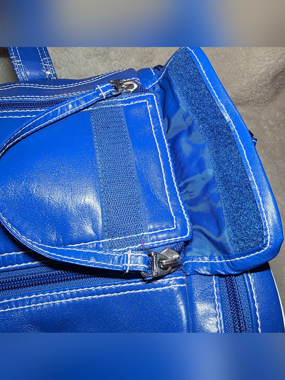VNTG 2009 Adidas Originals Adicolor Teambag Blue A43008 - NEAR MINT CONDITION - Picture 10 of 16